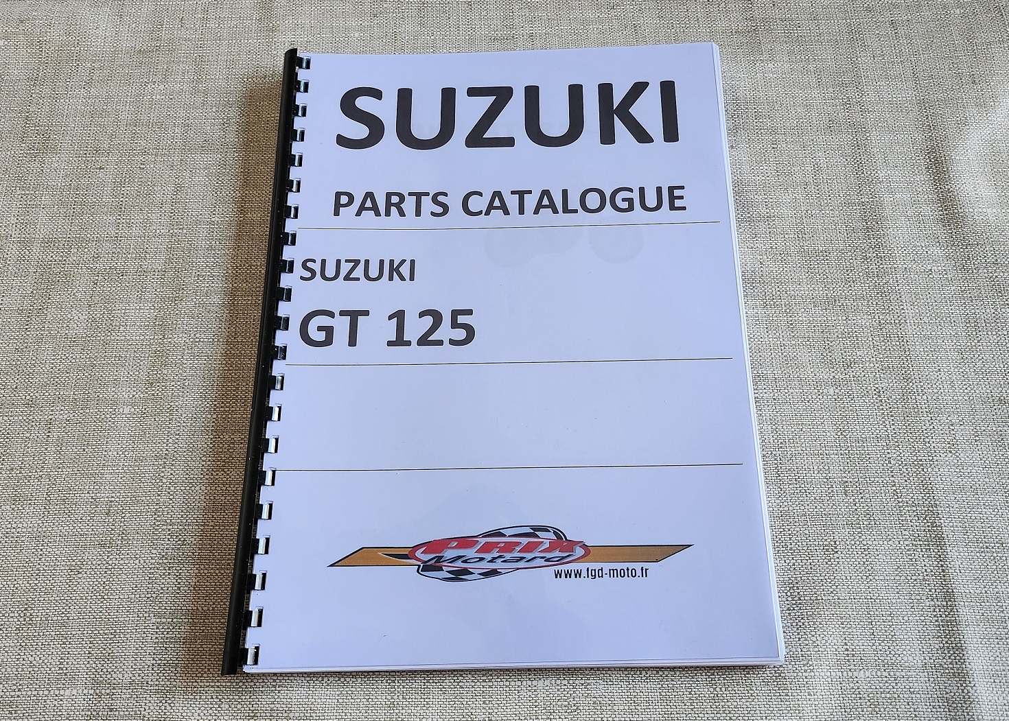 SUZUKI GT 125 PART LIST CATALOGUE PIECES