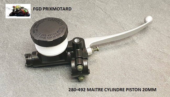 MAITRE CYLINDRE FREIN MOTO 2 DISQUES 280-492